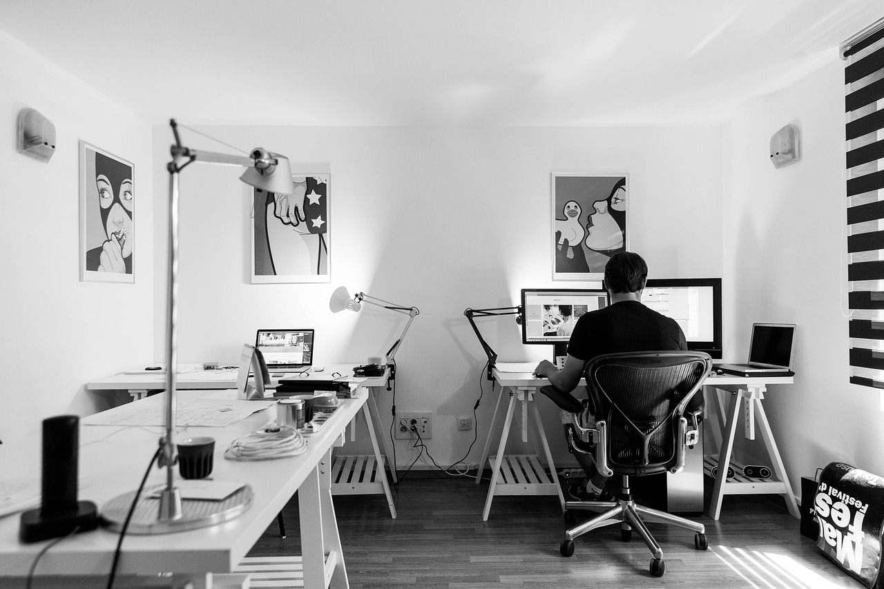 office movers relocating desks